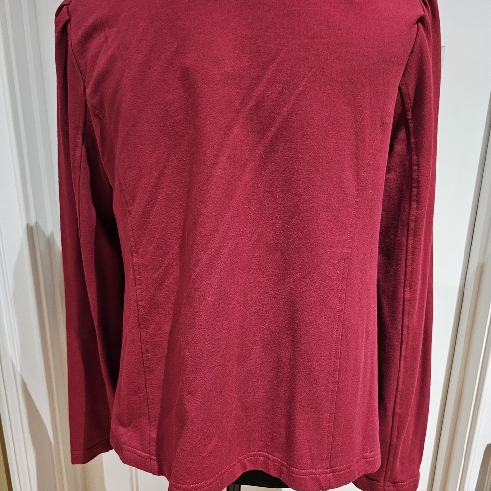 Tommy Hilfiger Women's Red Double-Breasted Blazer - Picture 2 of 6